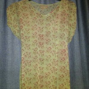 2-Piece Long Floral Spring Dress